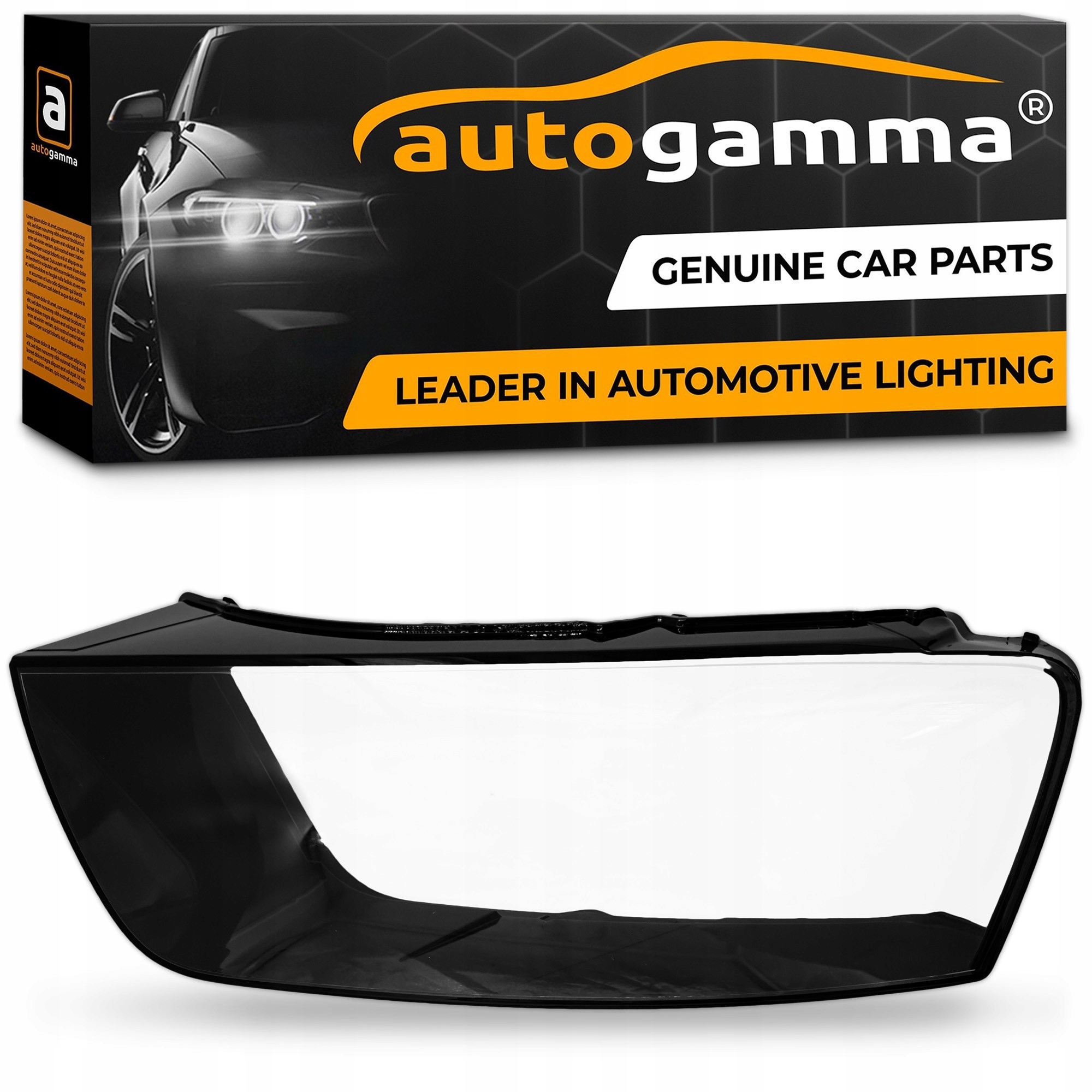 Sklo světlometu automobilové lampy Audi Q3 I 8U Lift (15-18) Levé