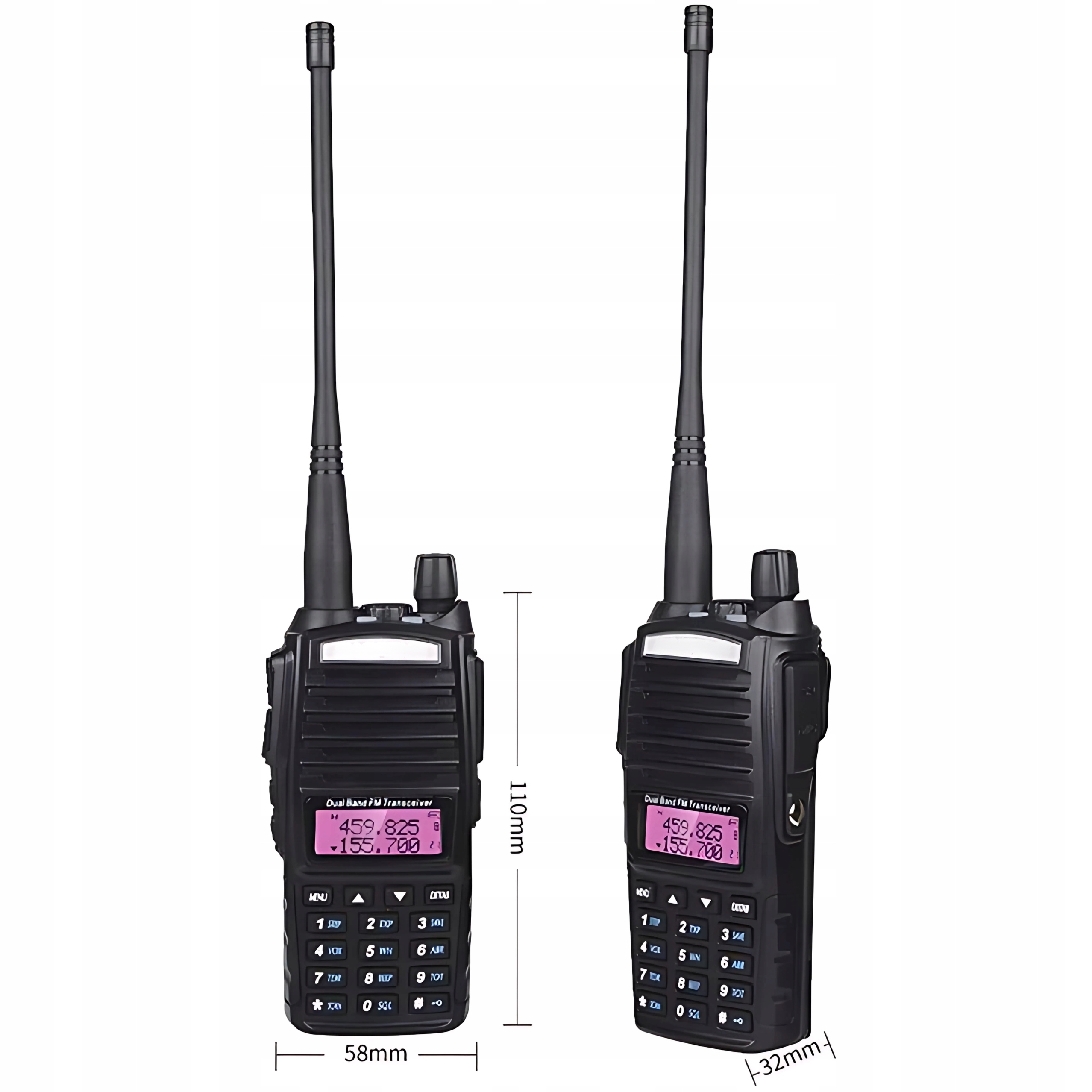 KRÓTKOFALÓWKA WALKIE TALKIE BAOFENG UV-82 PMR RADIOTELEFON DUŻY ZASIĘG nowa Model UV-82 HTQ
