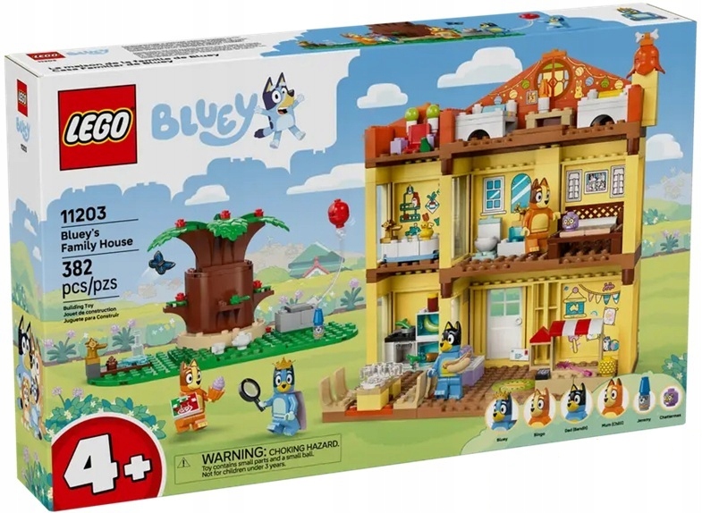 Rodinný dům Blue 382 dílků stavebnice Lego Bluey 11203