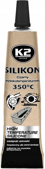 

K2 Silikon Czarny Wysokotemperaturowy 21g +350C