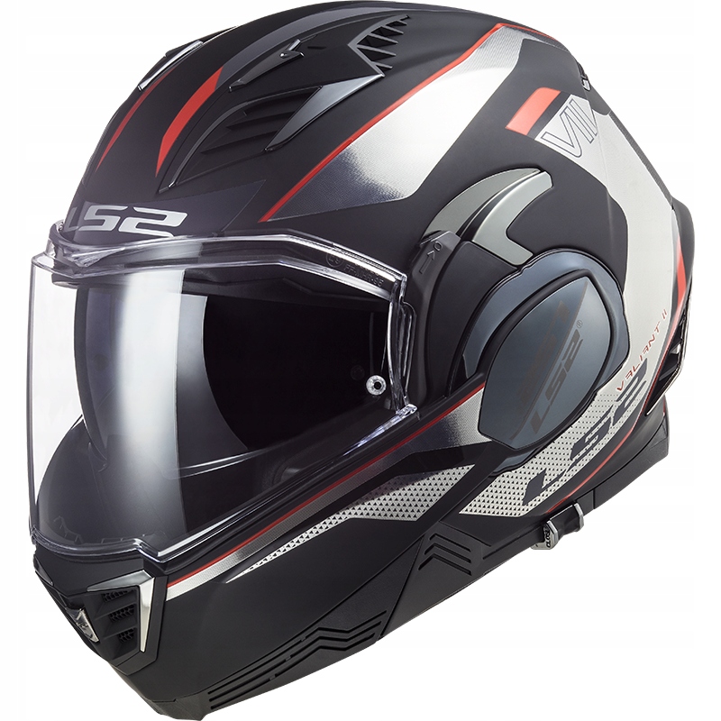 Kask LS2 FF900 Valiant II Hub Black Chrome XS Typ Szczękowe / Modułowe