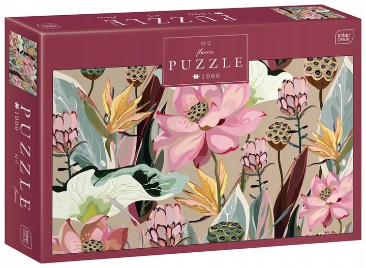

Puzzle 1000 Flowers Kwiaty puzzle premium 6195