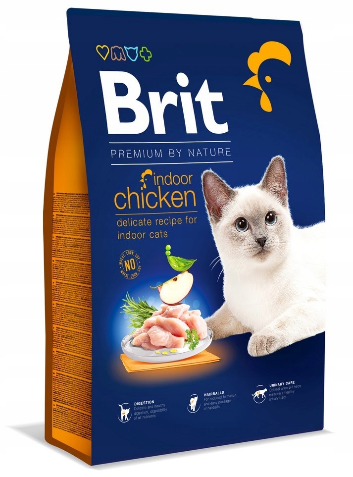Brit Premium by Nature Cat Indoor Chicken 8kg
