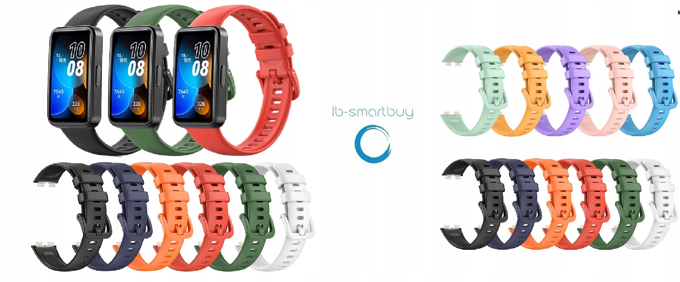PASEK SILIKONOWY HUAWEI BAND 8 | KOLORY Szerokość paska 16 mm