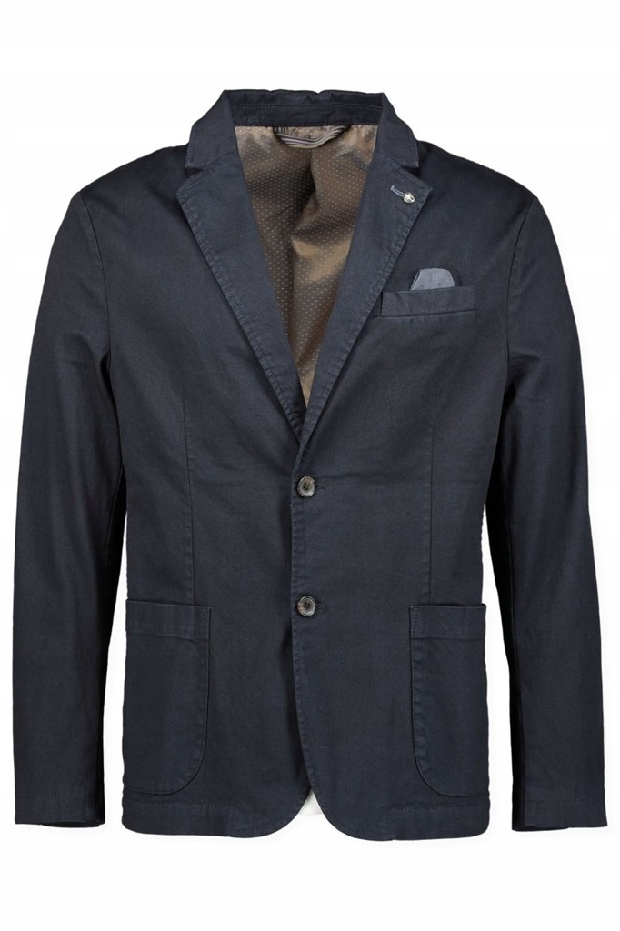 S4 Velké Velikosti Sako Casual Sportovní Hladký Tmavě Modrý 66 obj. 146 cm