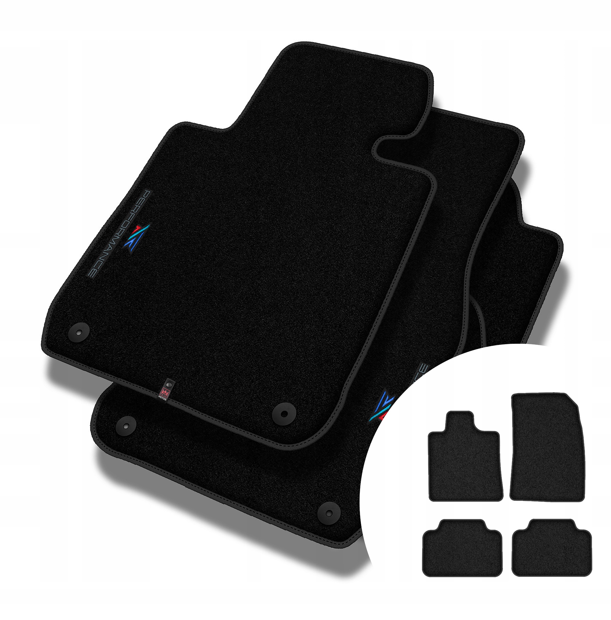 Velurové koberce Performance Premium pro Peugeot 407 2004-2011