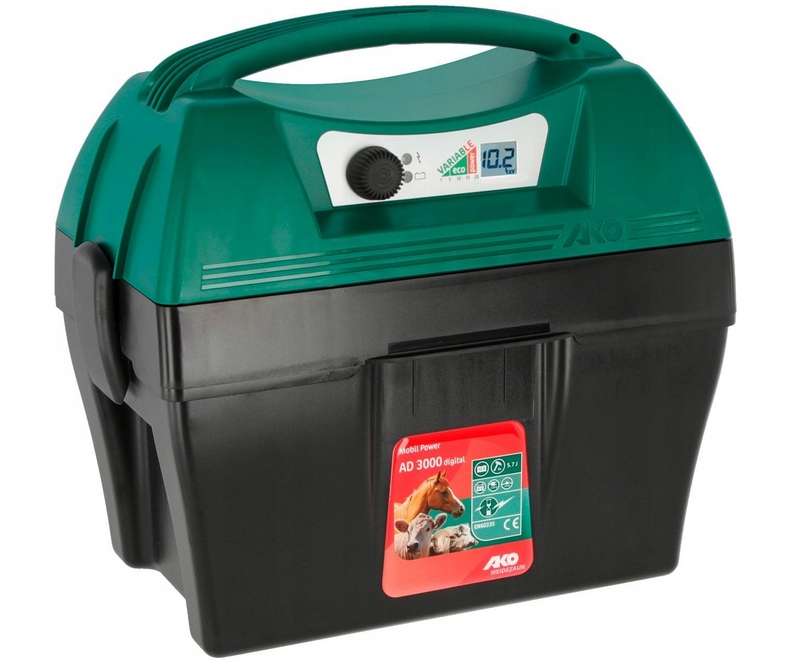 Bateriový Elektrizátor AD3000 Digital Pro Divoký Skot, Ovce A Kozy 5,7J Ako