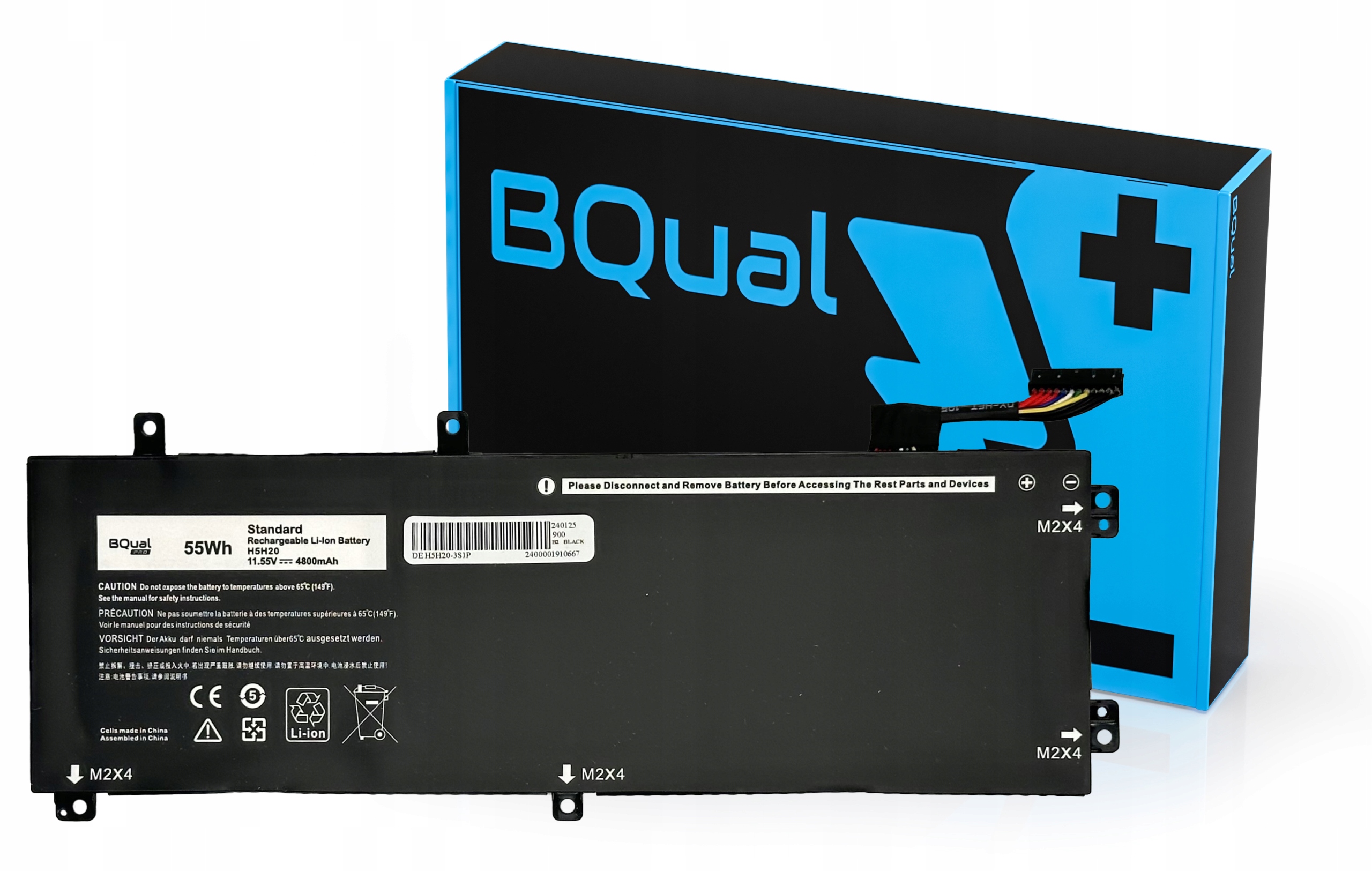 Bateria H5H20 do laptopa Dell 5520 5530 Xps 9550 9560 9570 55Wh 11.55V