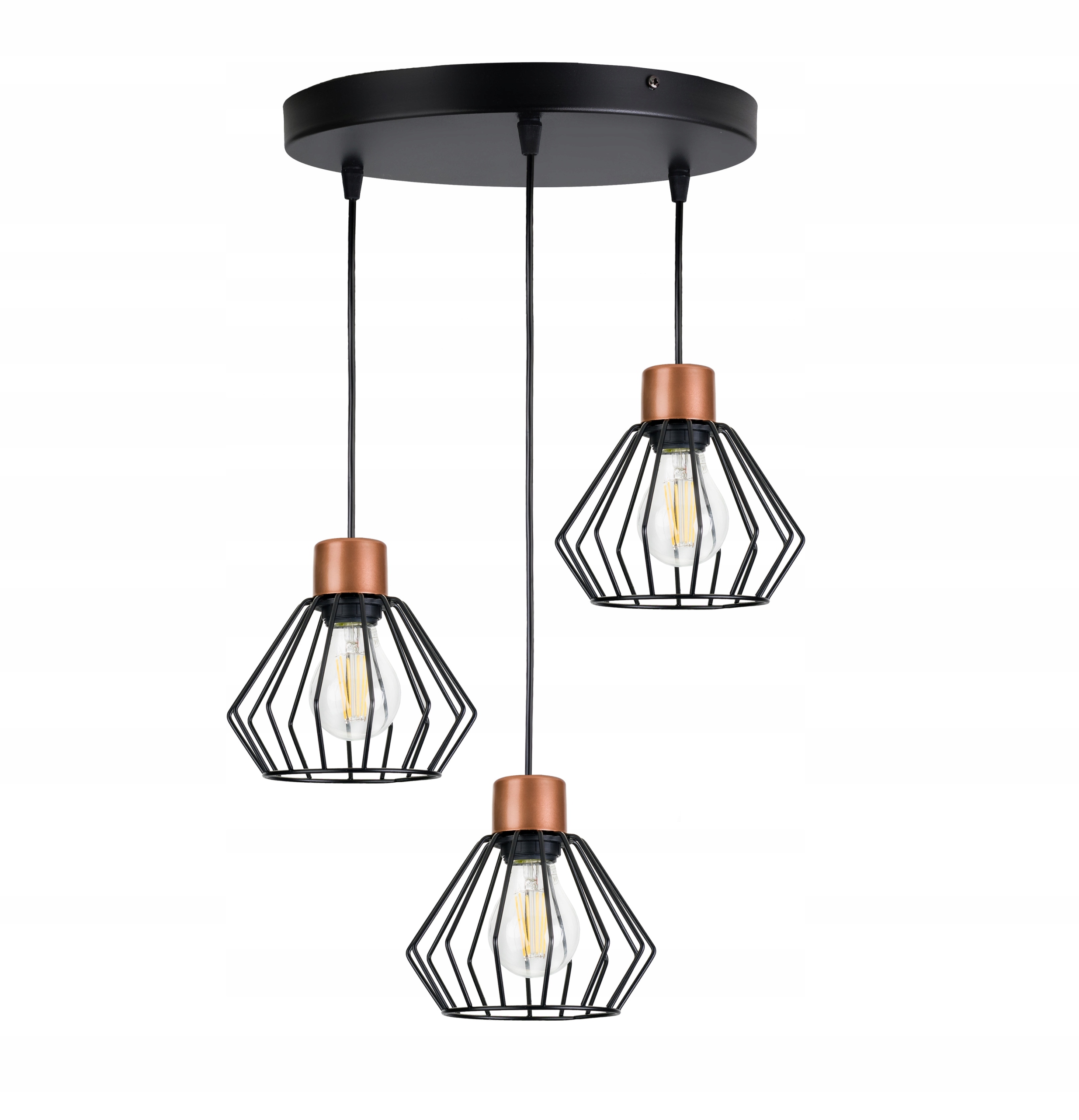 Závěsná Stropní Lampa Lustr Převislý Briliantový Drát