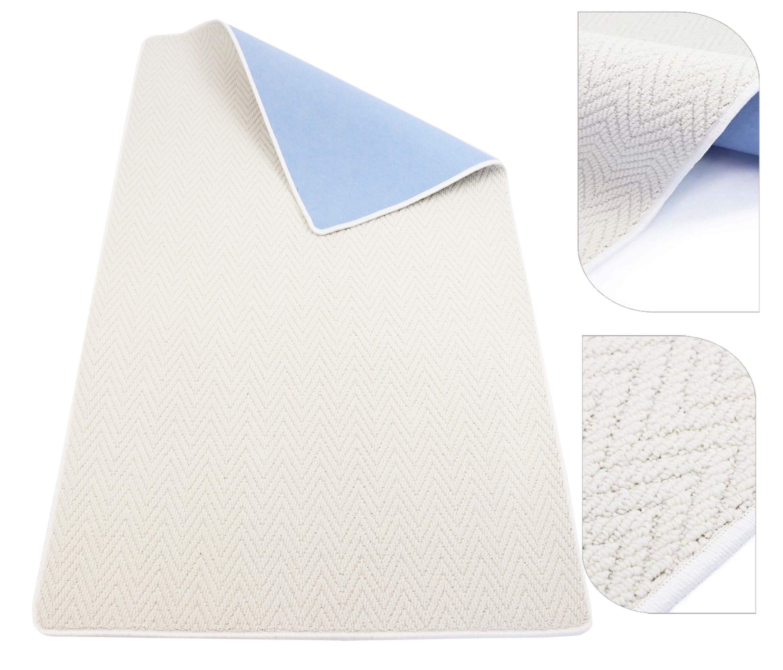 Koberec Do Obývacího Pokoje Módní Jemná Krémová Jedlička 150x200 cm Hampton