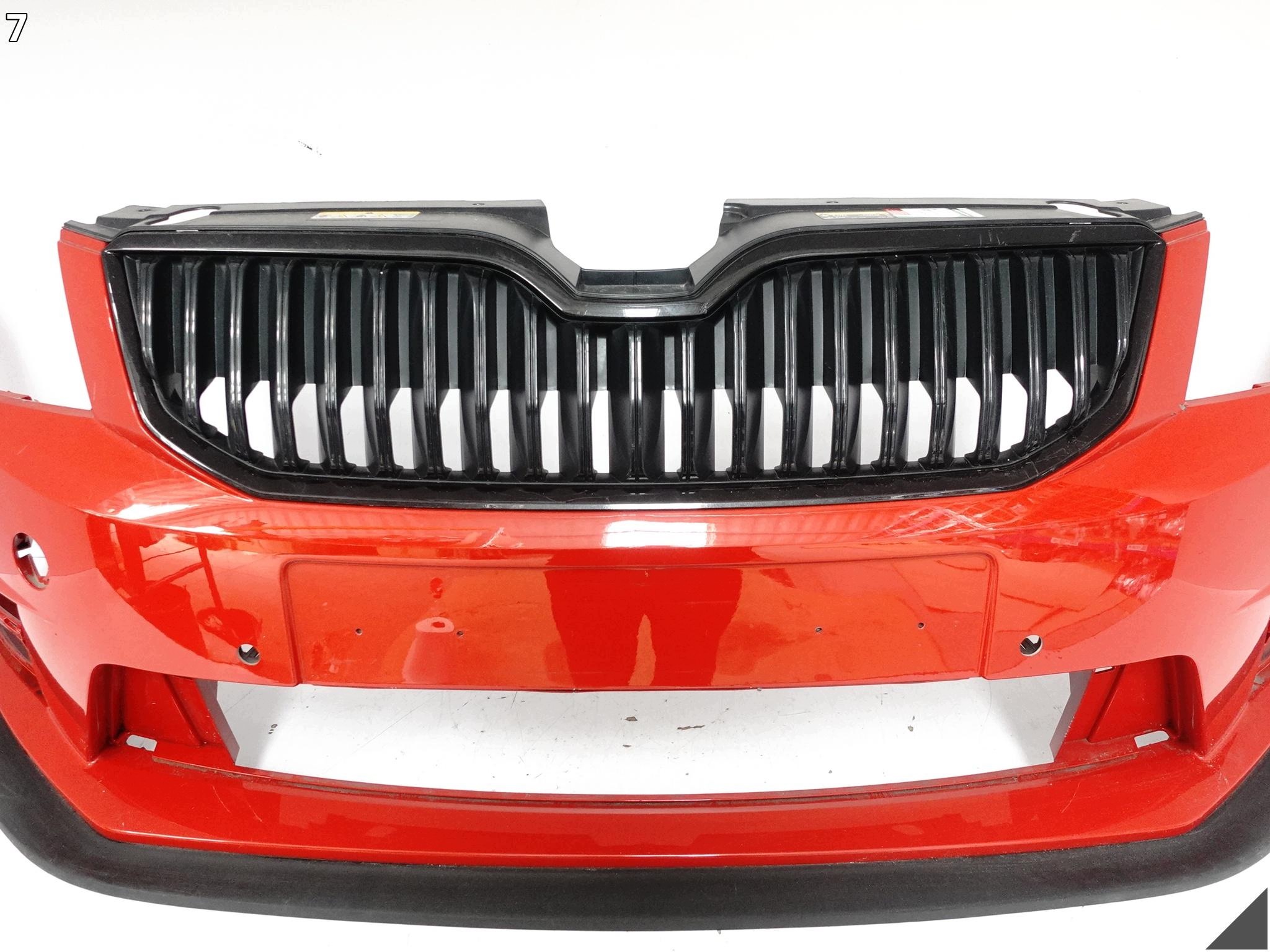 SKODA OCTAVIA 3 RS VRS 5E0 12-16 bumper + grill SPOILER front PDC washers