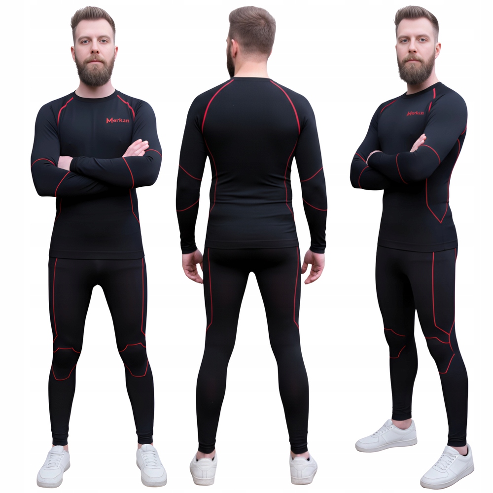 Pánské Termoprádlo Termoaktivní Zateplené Oblečení na Zimu Sada