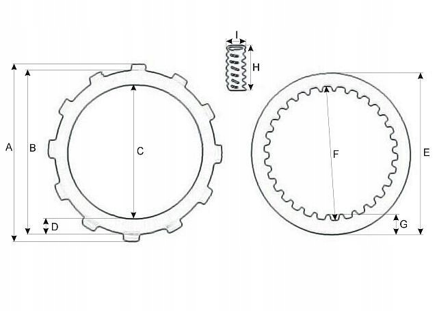 TARCZE SPRZĘGŁOWE SPRZĘGŁA KTM 250 SX EXC 2T 360 Producent inny
