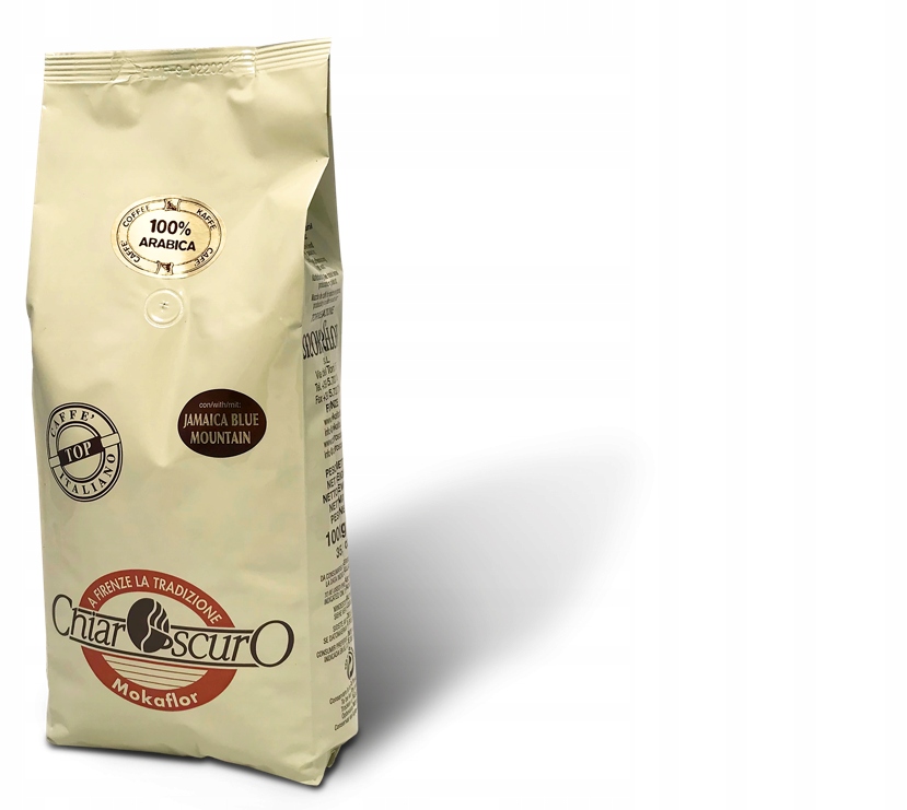 Levně Káva zrnková Arabica Mokaflor Chiaroscuro Jamaica Blue Mountain 1000 g