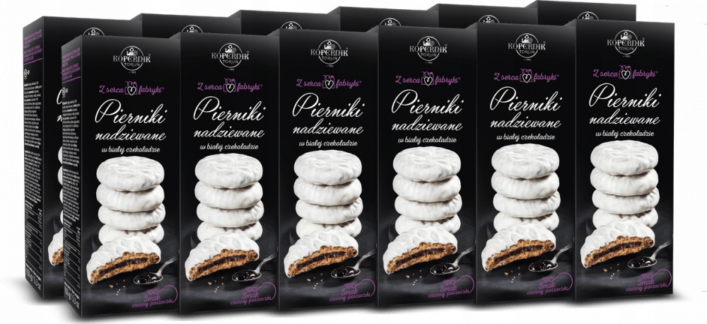 Kopernik Pierniki Premium Porzeczka Czekolada 150g x12