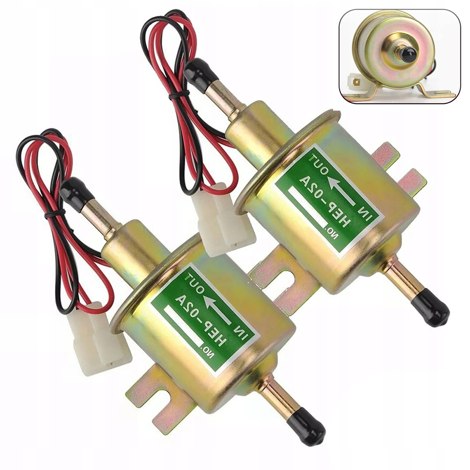 2X воздушный насос электрический проточный насос для топлива масло универсальный HEP-02A