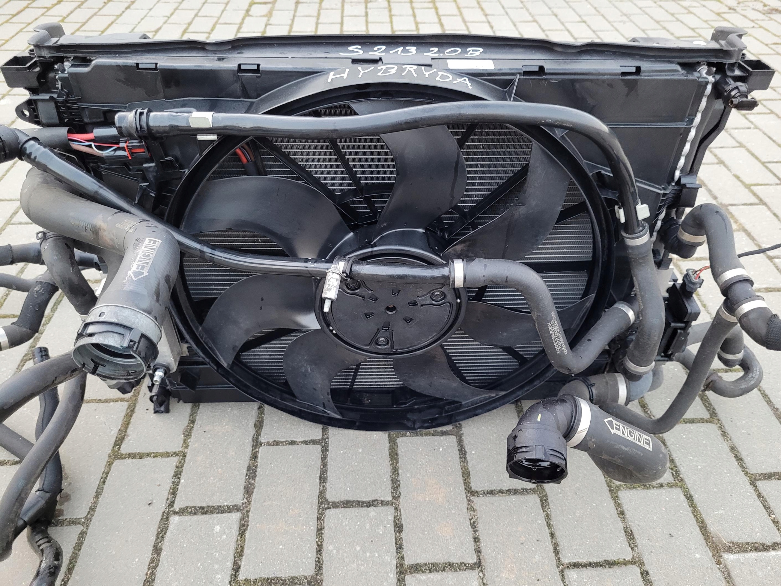 KOMPLET chladiče ventilátor MERCEDES E 350 W213 2.0 CGI HYBRID