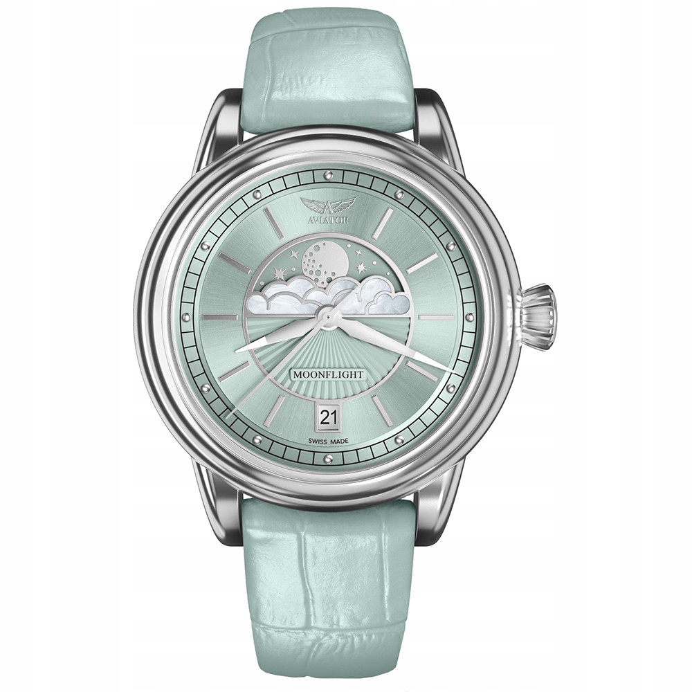 Dámské hodinky Aviator V.1.33.0.261.4 modré