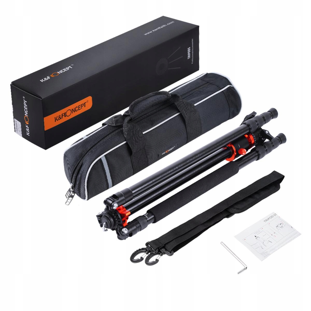 TRIPOD/STATYW K&F ALU/MAG 231cm KF09.087V4 FLATLAY Model KF09087V4