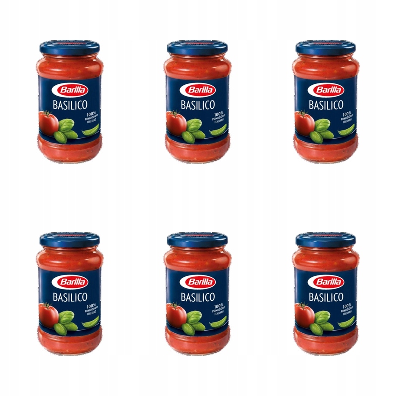 Barilla Omáčka Basilico rajčatová s bazalkou 400 g X6