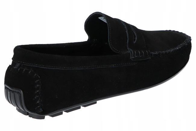 AMERICAN CLUB CY116 PÓŁBUTY SKÓRZANE MOKASYNY BUTY MĘSKIE WSUWANE CZARNE 42 Marka American Club