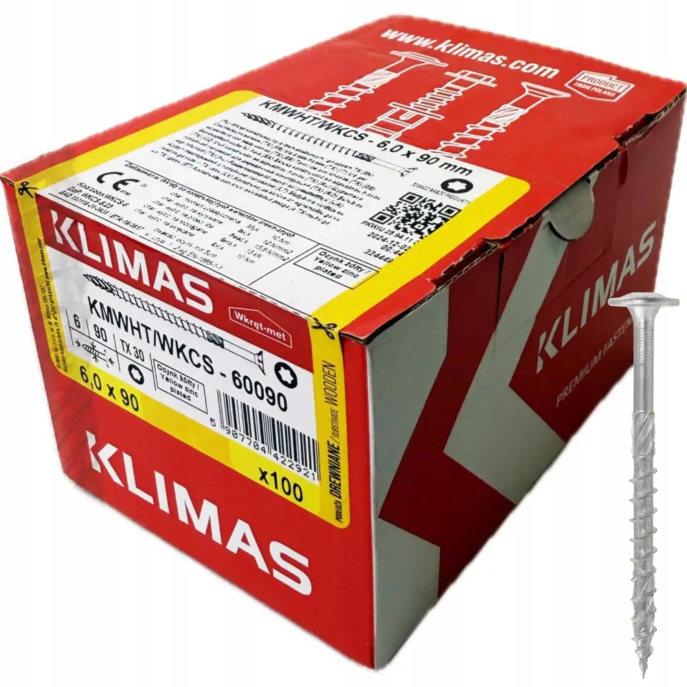 Konstrukční šroub s podložkovou hlavou Tx Wkcp-b 8x320 mm 50 Ks