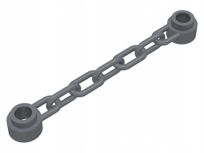 

Lego Akcesoria Łańcuch Krótki 5 Ciemny Szary 92338