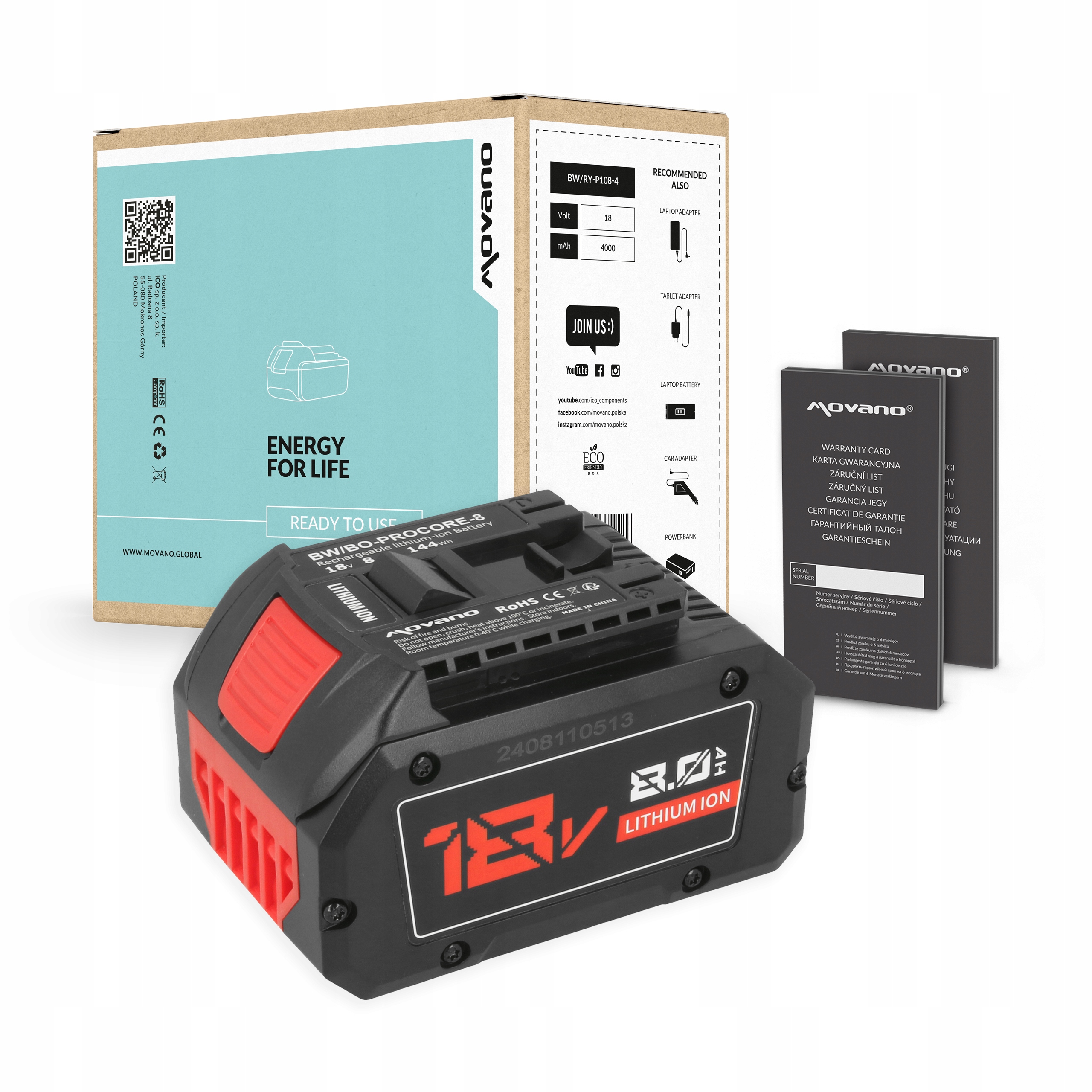 Akumulator do Bosch ProCore Gbl 18V 8Ah