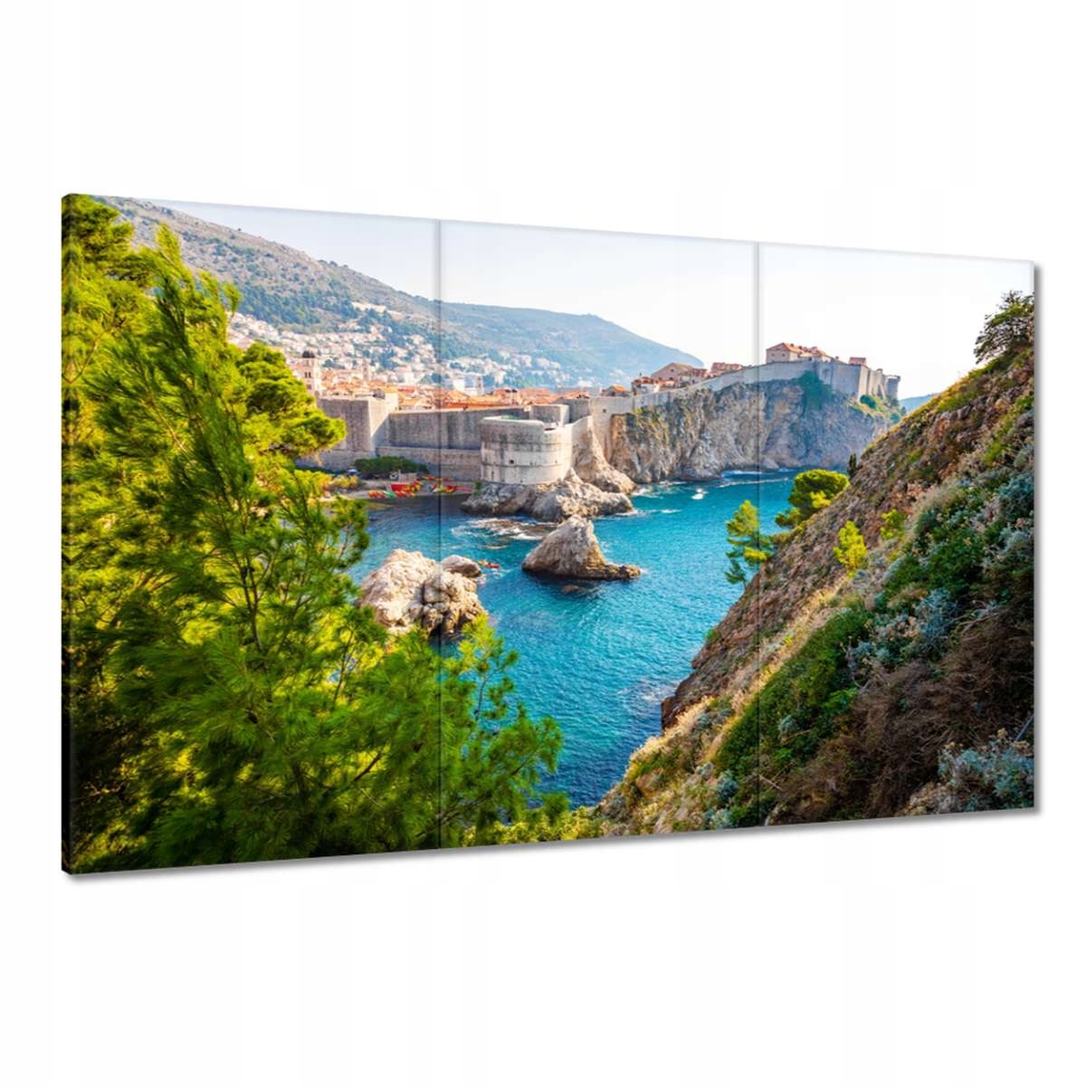 Obrazy 120x80 Pohled z pevnosti Lovrijenac