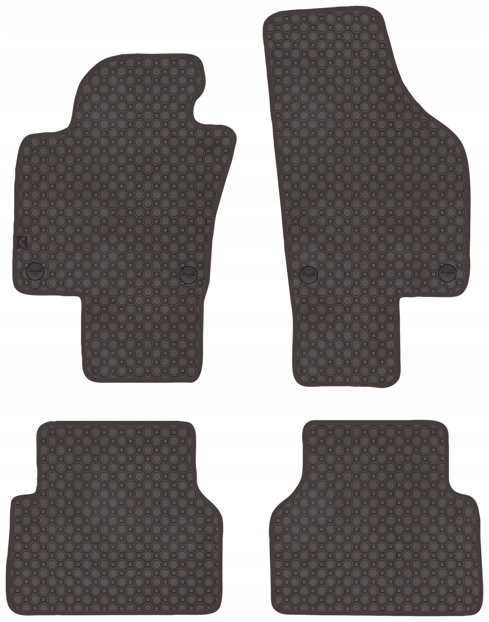 Vw Tiguan I 2007-2015 Koberce guma Bronz