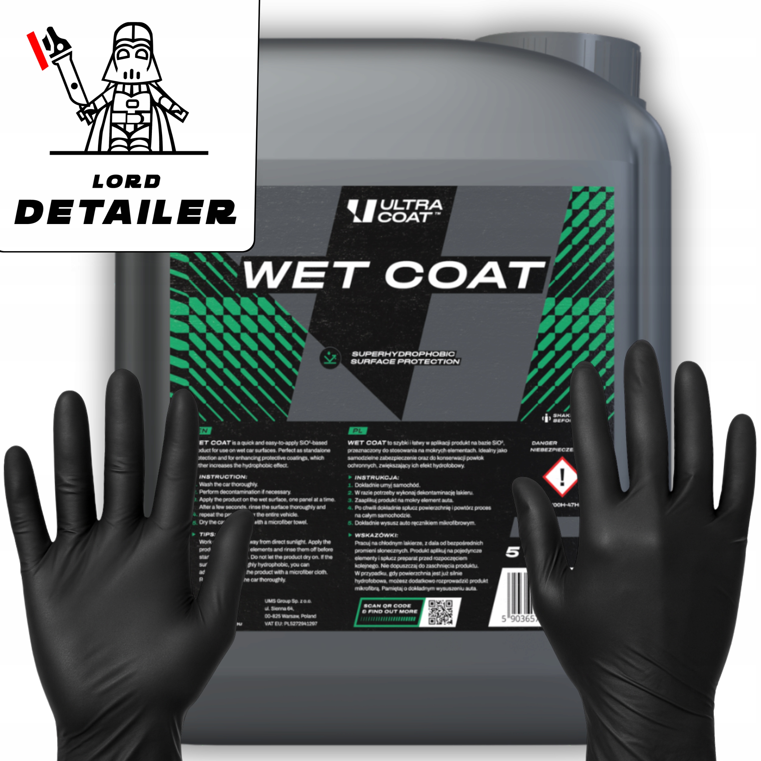 Ultracoat Wet Coat 5000 ml – Ochranná vrstva aplikovaná na mokrý lak