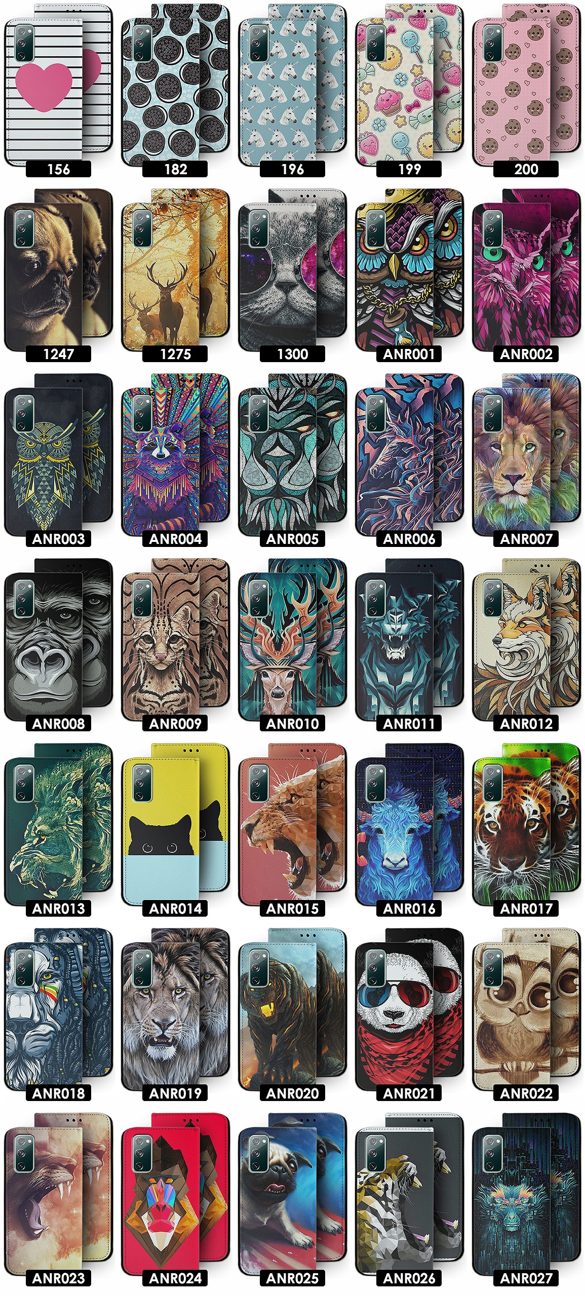 ETUI PREMIUM DO SAMSUNG GALAXY S20 FE WZORY JAKOŚĆ Dedykowany model Galaxy S20 FE