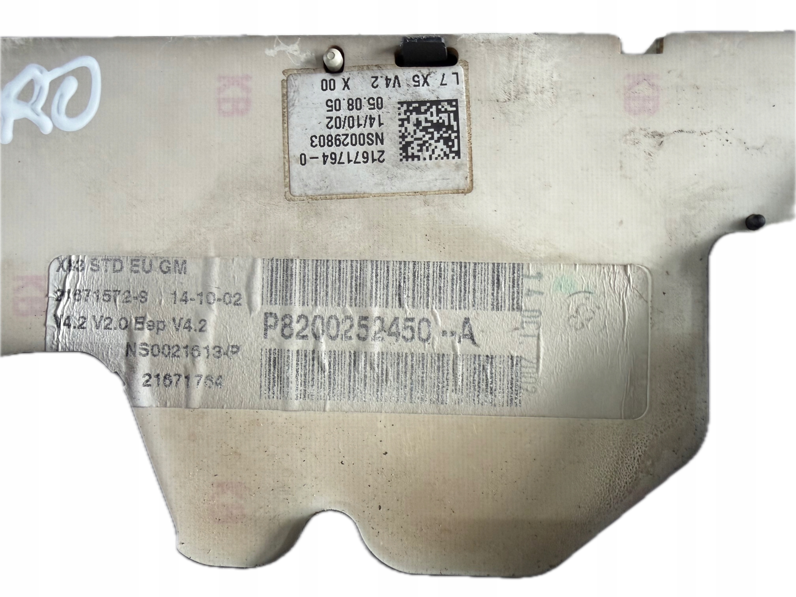 dials dials OPEL VIVARO and RENAULT TRAFIC II 1.9 DCI 8200252450