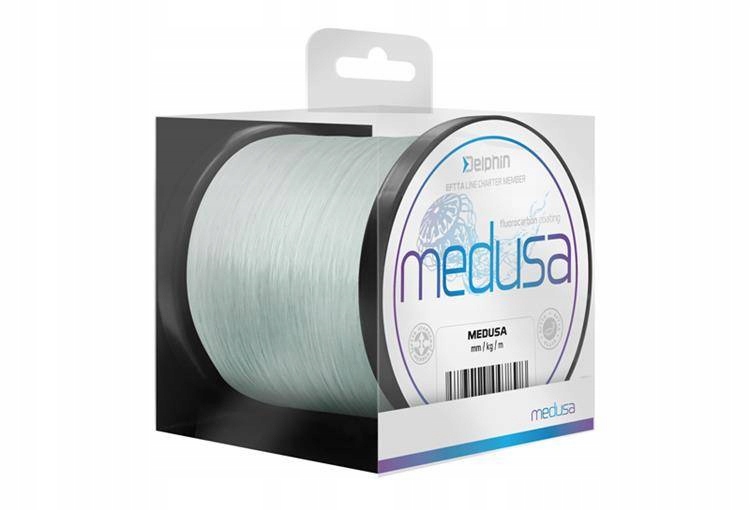 Żyłka Karpiowa Medusa przezroczysty 0,37mm 10,0kg 300m Delphin (101001815