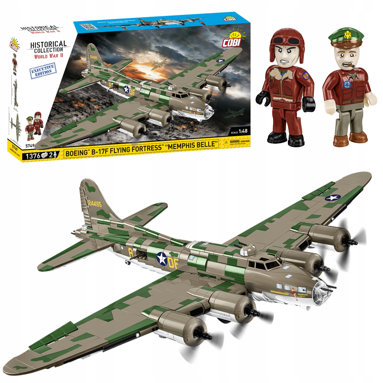 COBI 5749 BOEING B-17F MEMPHIS BELLE KLOCKI EXE ED