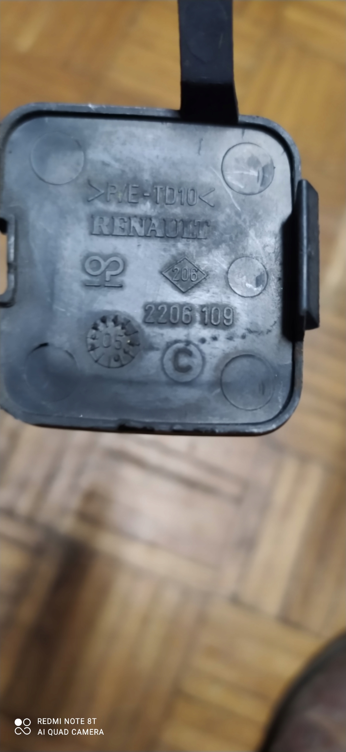 2206109 Copri Paraurti posteriore Renault Vel Statis