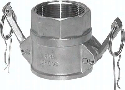 Konektor Camlock typ D, Rp 3/4" nerezová ocel