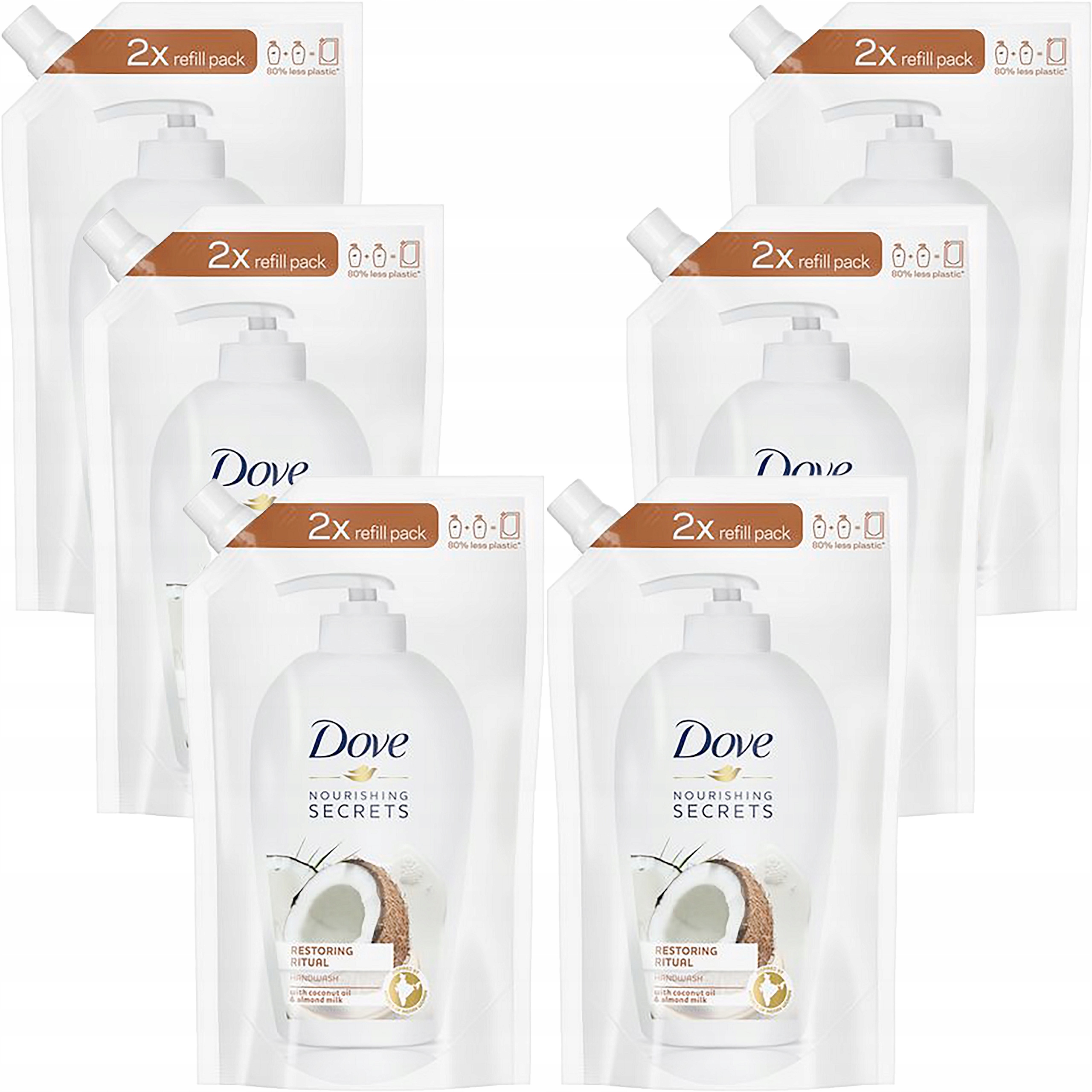 

Dove Restoring Ritual mydło w płynie zapas 500mlx6