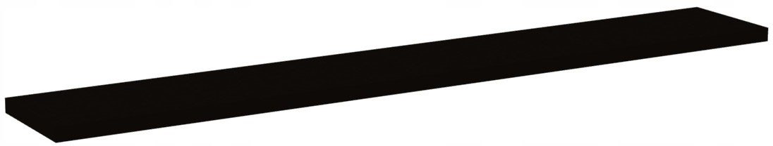 

Płyta Półka Wisząca Ścienna 100x15 Czarny Czarna