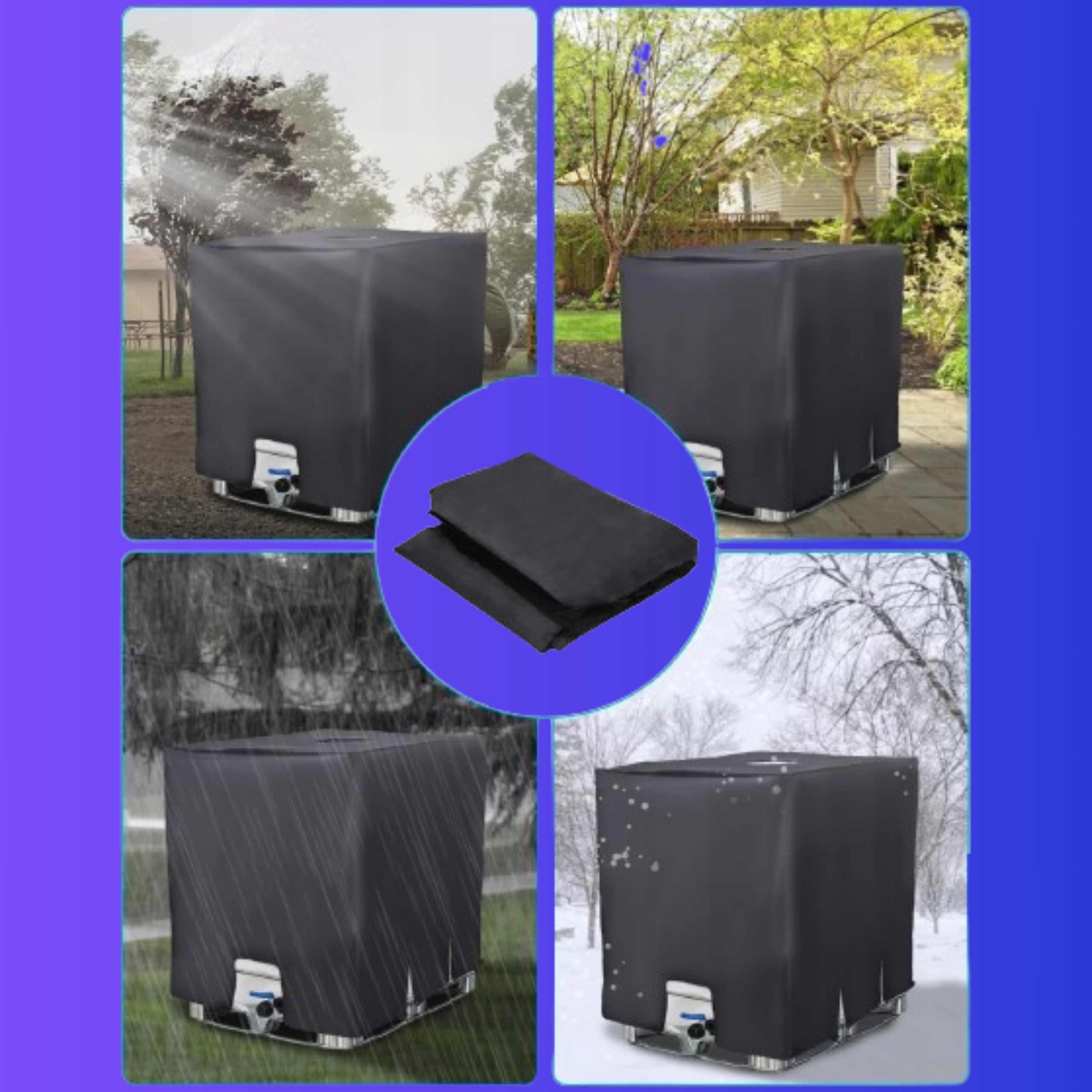 POKROWIEC NA BECZKĘ ZBIORNIK MAUZER 1000L PLANDEKA OSŁONA ZBIORNIKA NA WODĘ Kod producenta POKROWIEC NA BECZKĘ ZBIORNIK MAUZER 1000L