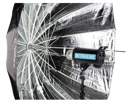 Quadralite Space 185cm stříbrný ateliérový deštník