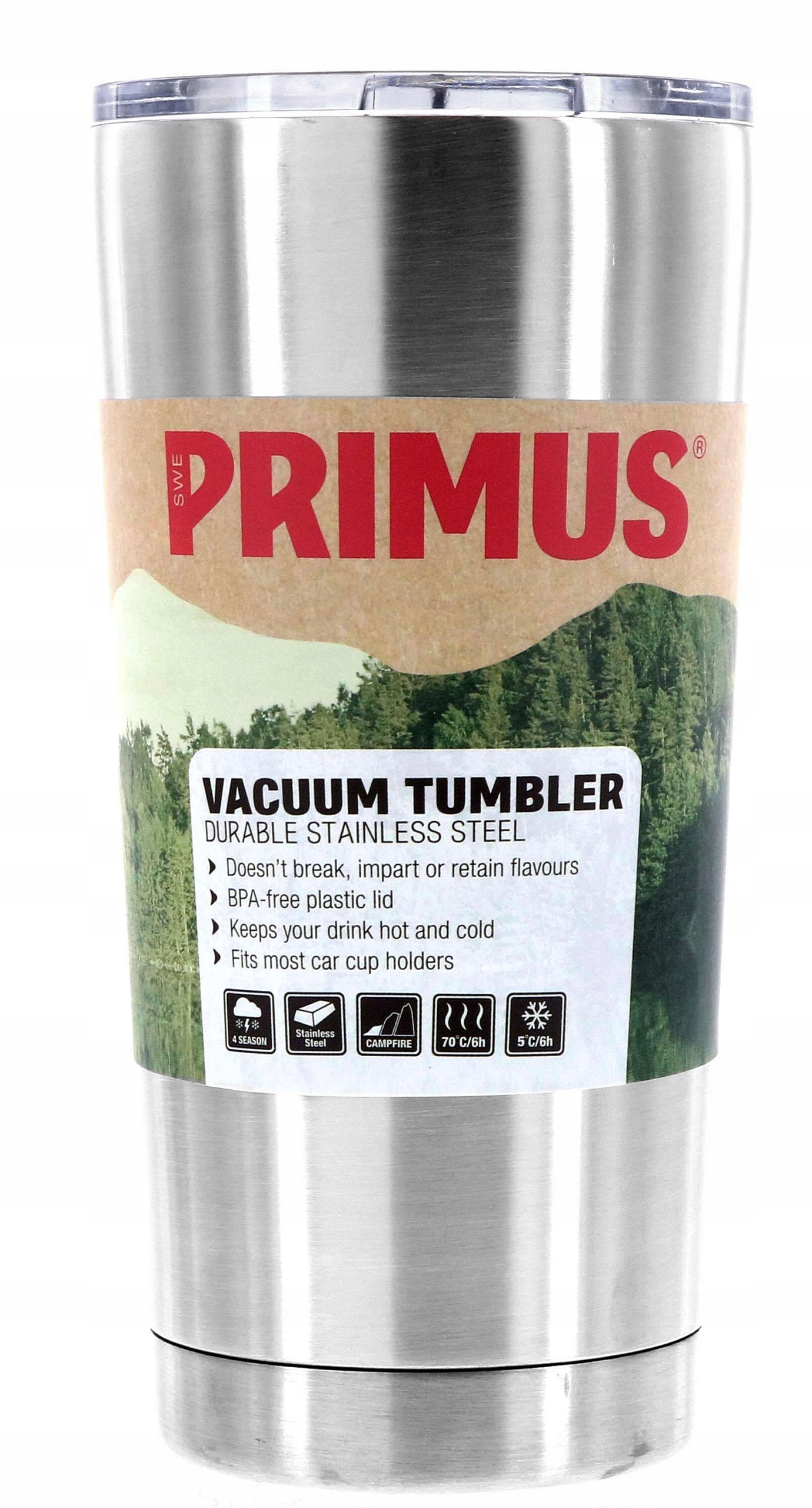 Kubek termiczny próżniowy Primus org. Sweden 0,6L Inox