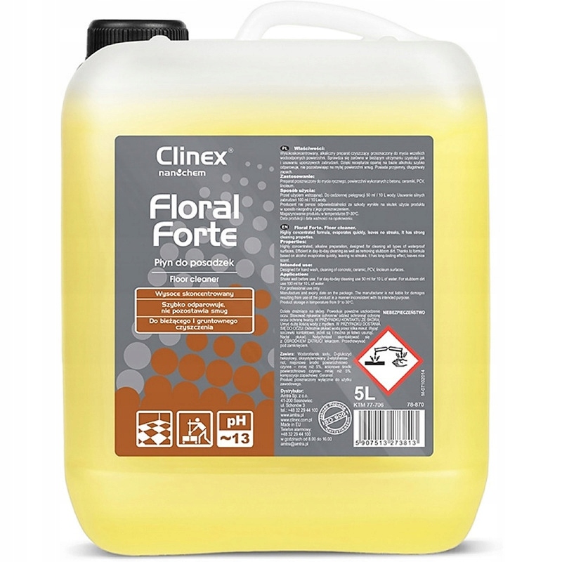 Levně Tekutina Clinex Floral Forte 5L pro čištění podlah