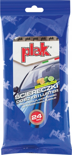 

Plak Chusteczki Ściereczki Do Szyb Lusterek 24 szt
