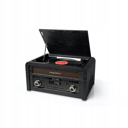 Muse MT-115W Gramofónový mikrosystém Usb port Aux vstup Prehrávanie
