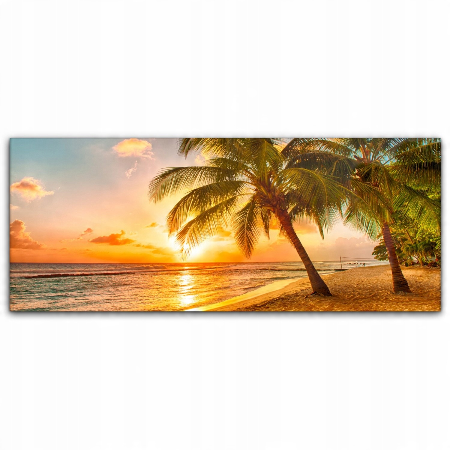 

Canvas do sypialni 125x50 Tropiki Plaża Barbados