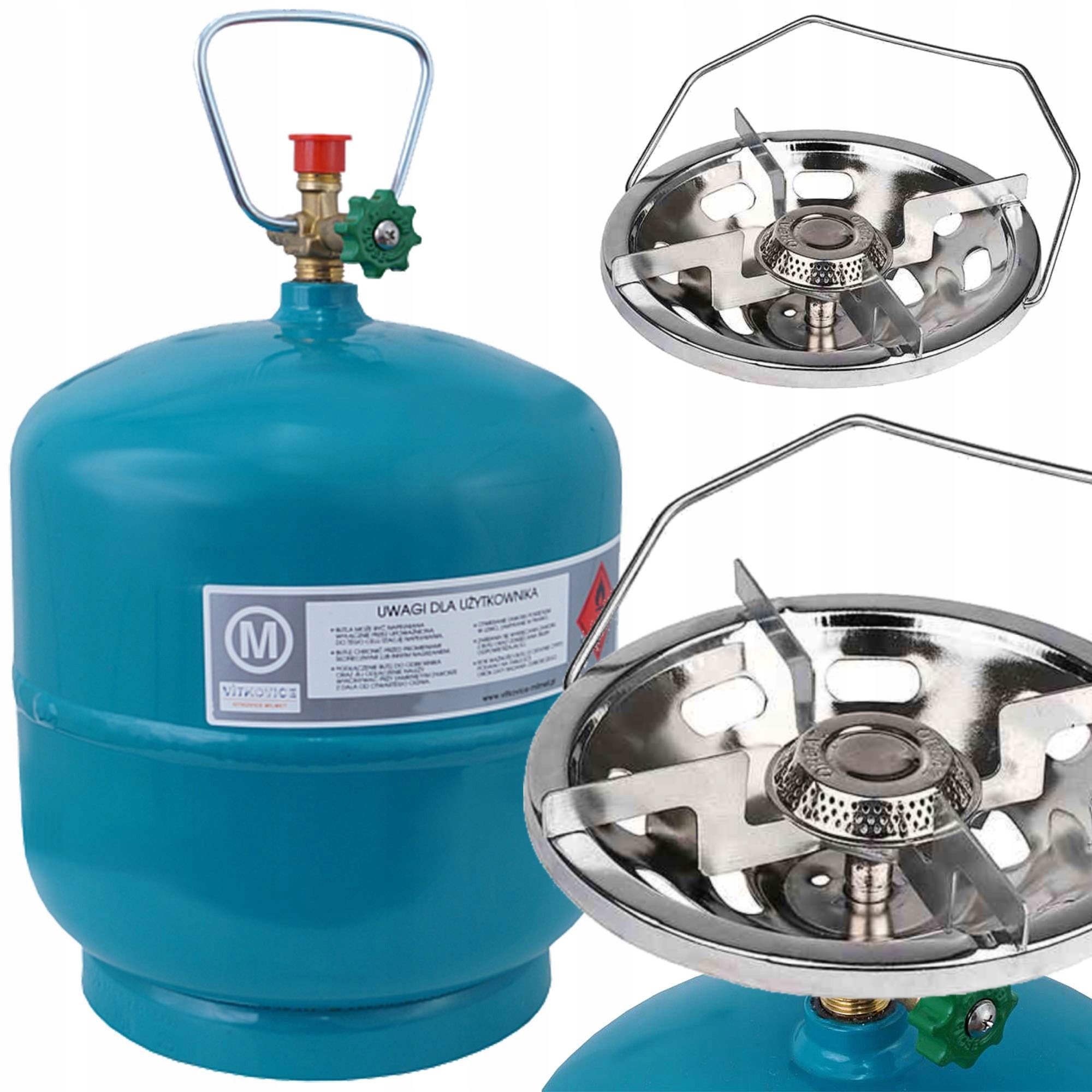 

Butla Gazowa Turystyczna 3kg Kuchenka 180MM