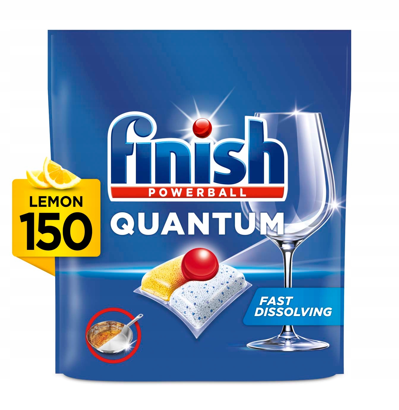 Levně Kapsle do myčky Finish Quantum All-in-one 150 kusů