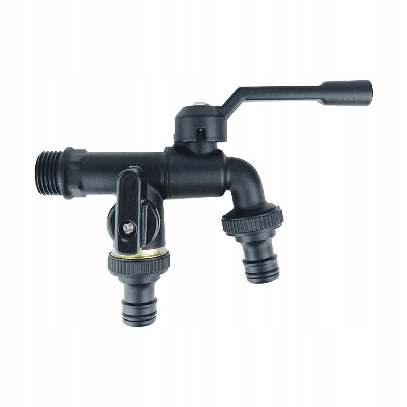 Zewnętrzny kran z wężem ogrodowym z podwójnym Marka inna