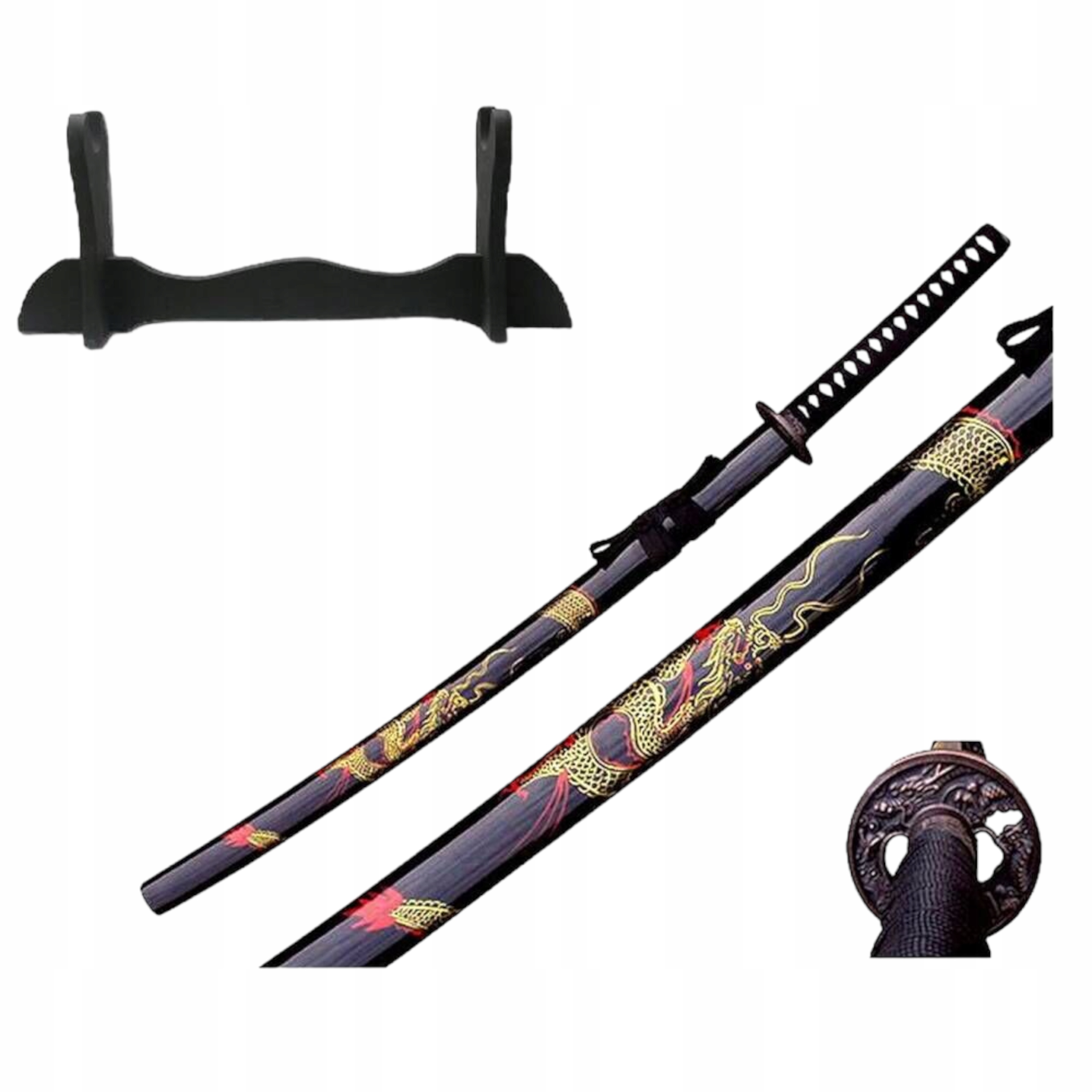 Dračí Katana Tréninkový Meč Plus Stojan 4KM91-409BKA